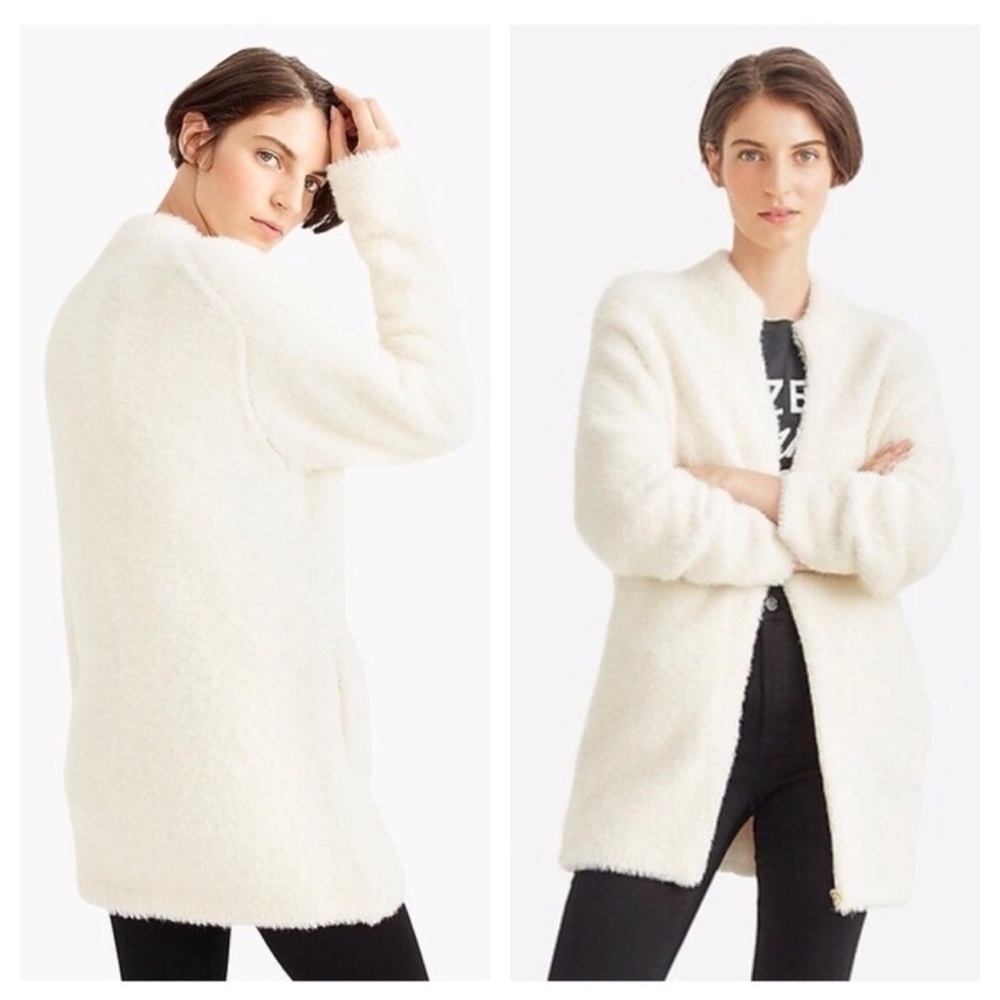 J. Crew Women's Soft White Cardigan